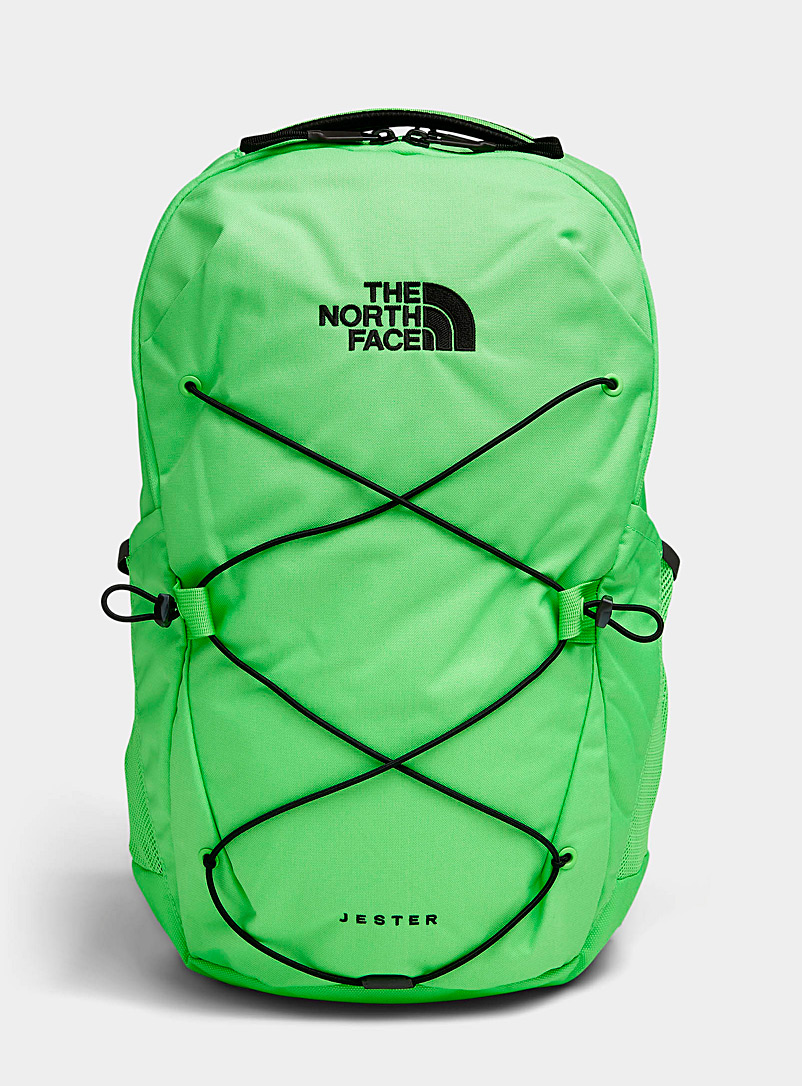 The North Face Lime Green Jester backpack for men