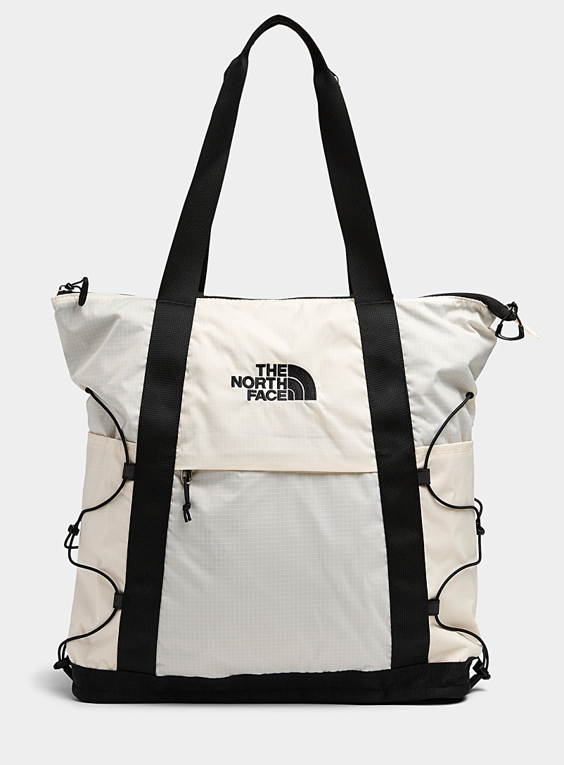 The North Face White Borealis tote bag for men