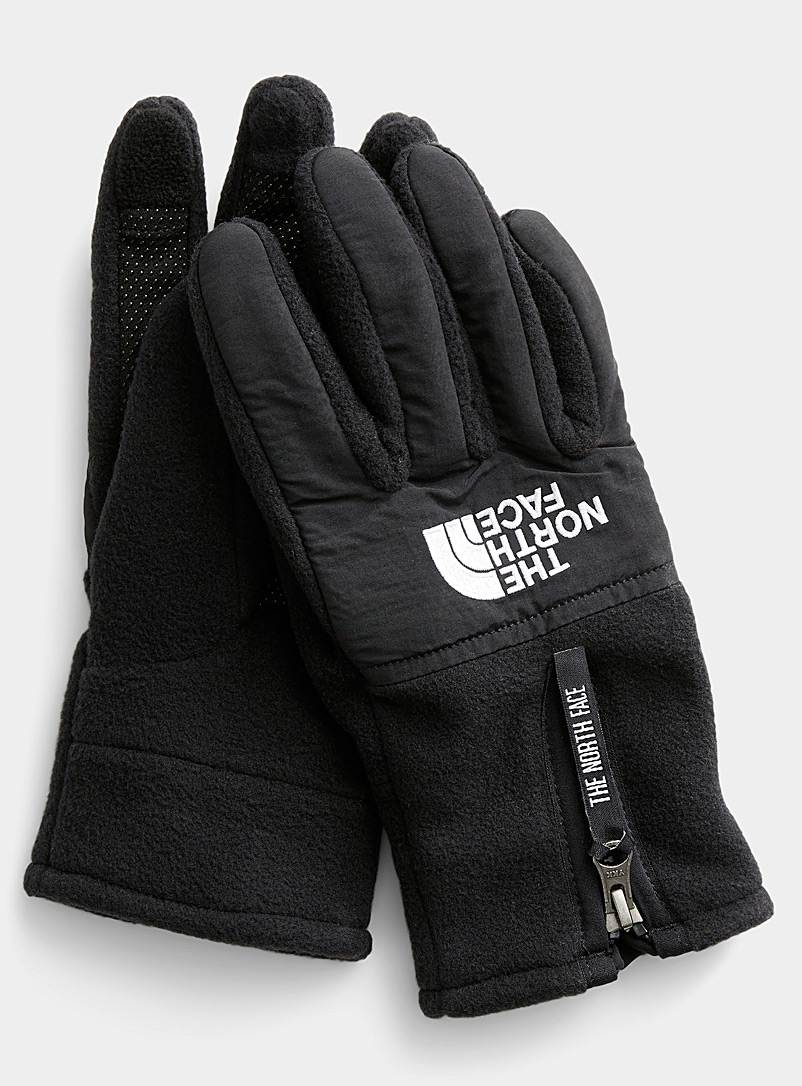 The North Face Black Denali ETIP gloves for men