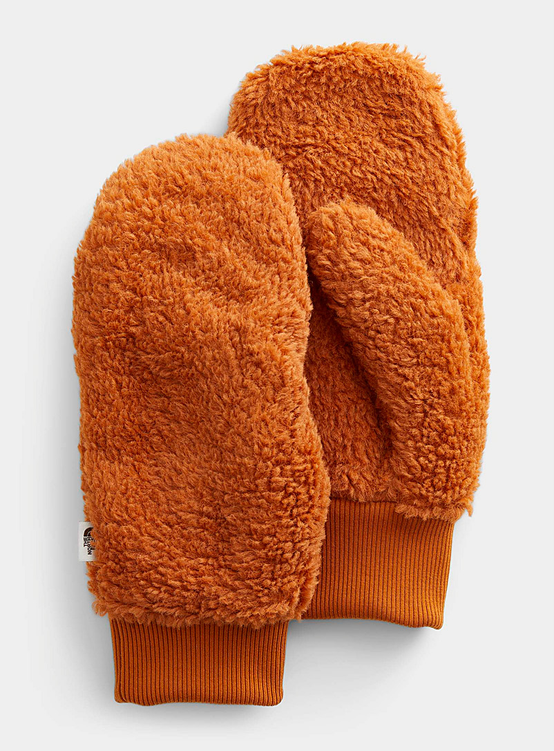 The North Face Assorted orange  Ridge sherpa mittens for men