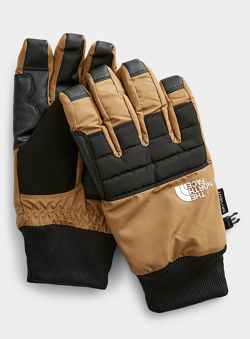 The North Face Patterned Brown Montana gloves for men