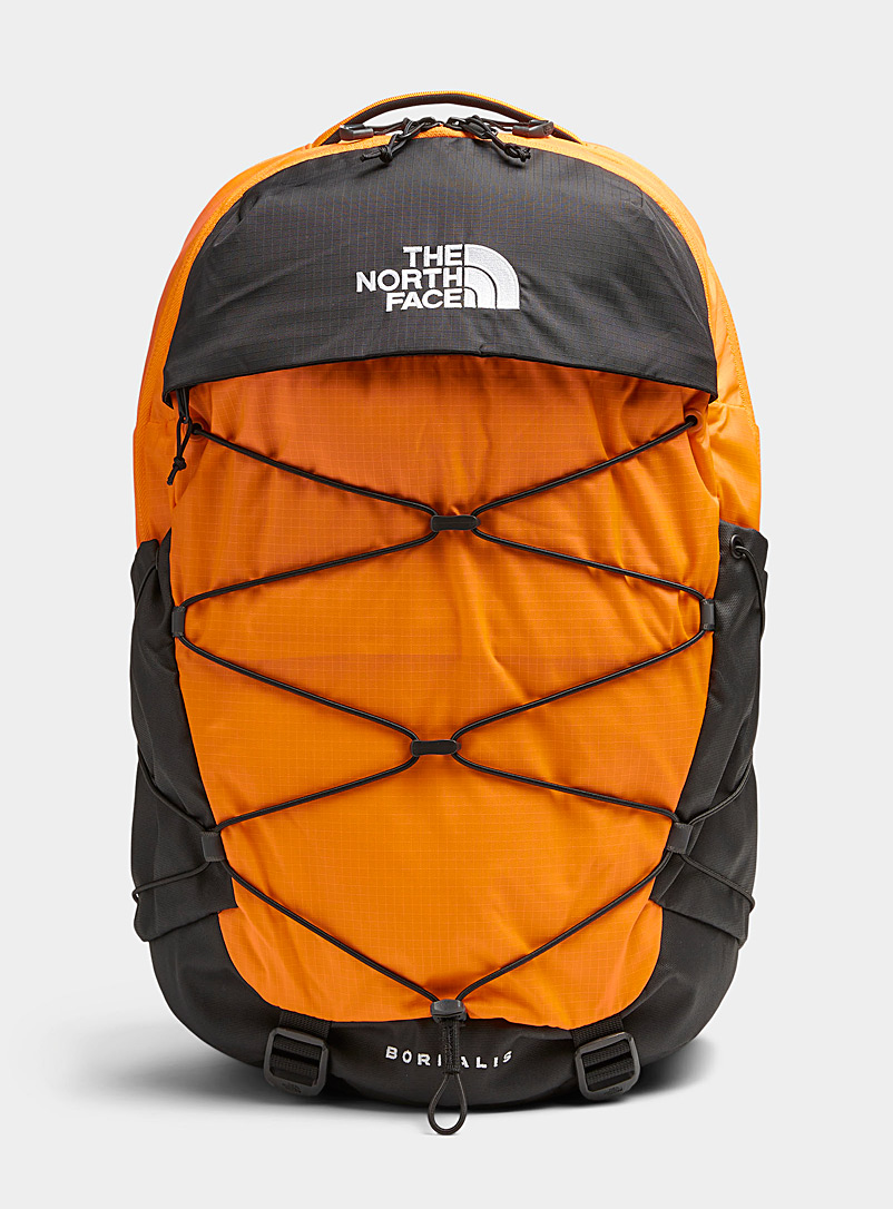 The North Face Patterned Yellow Borealis backpack for men