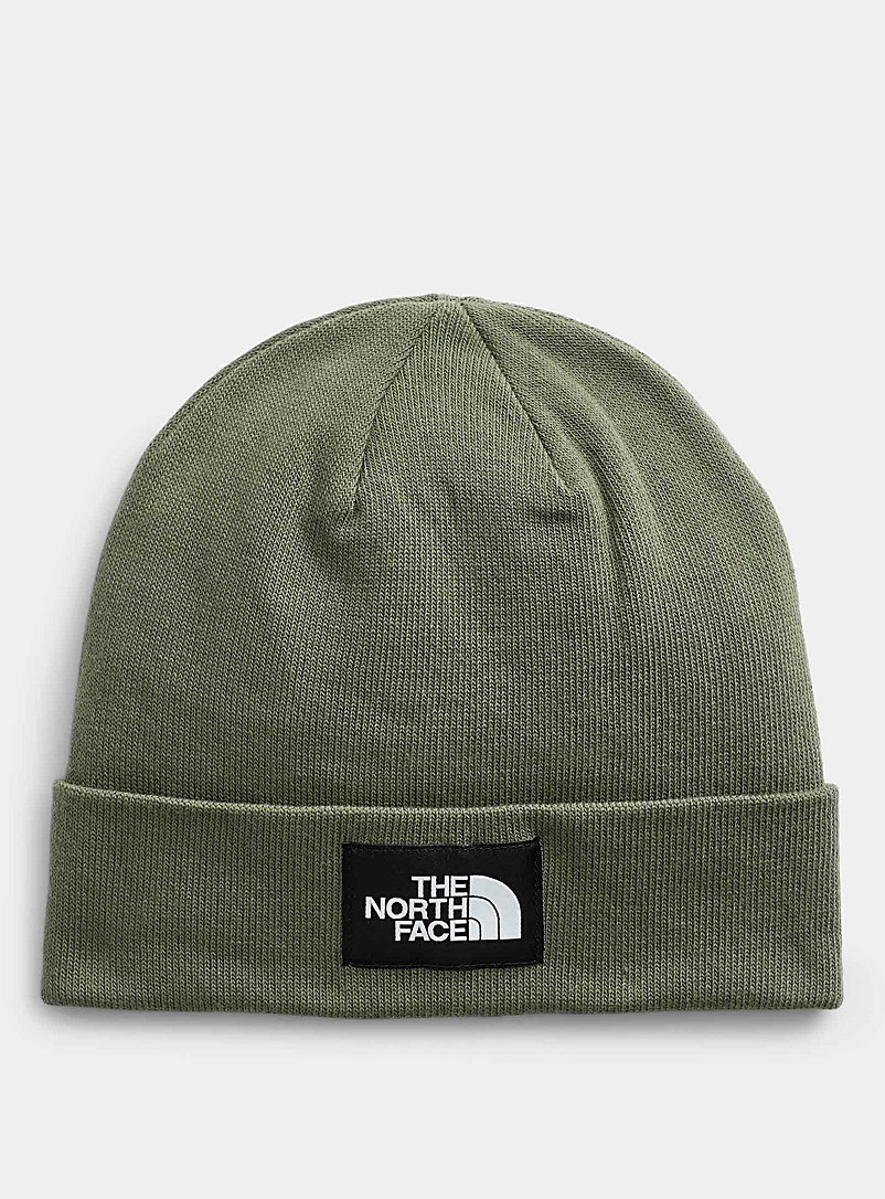 The North Face Khaki Dock Worker cuff beanie for men