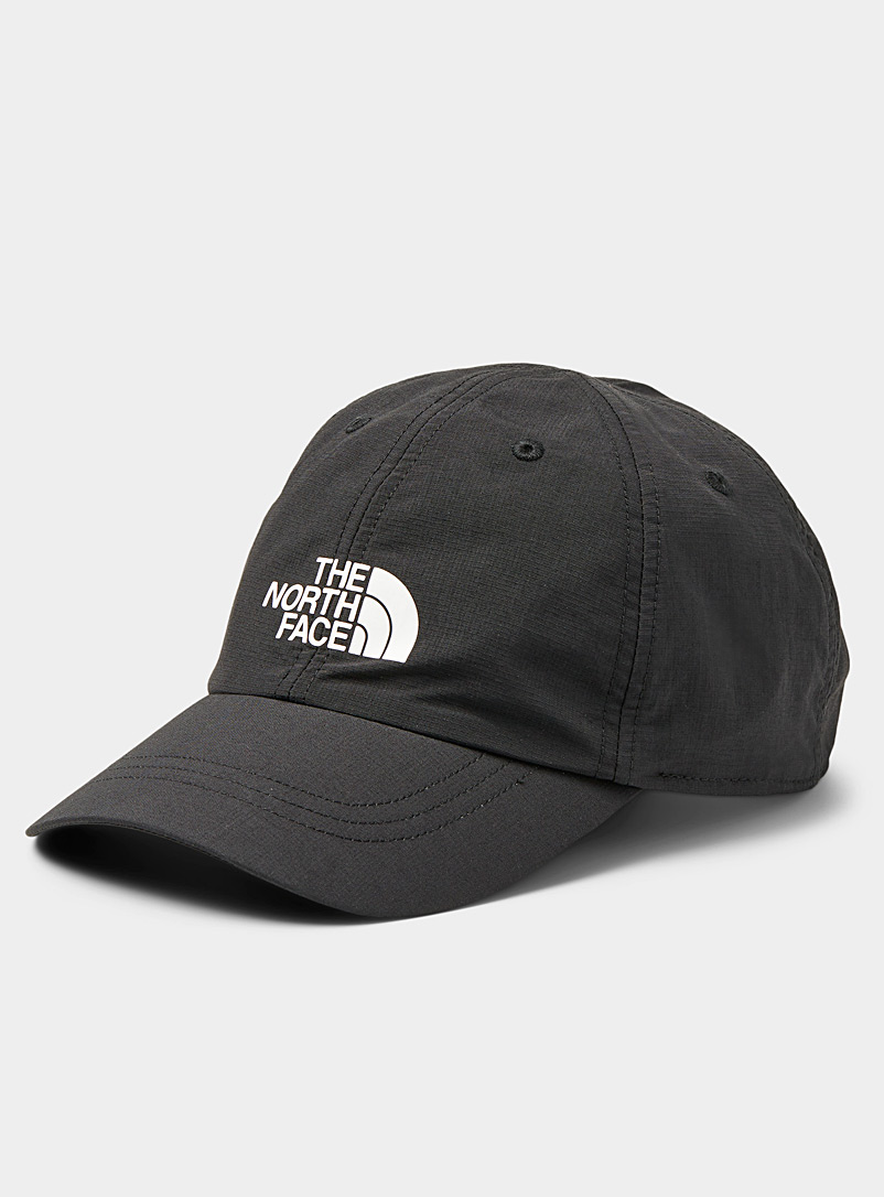 The North Face Black Horizon coated logo cap for men
