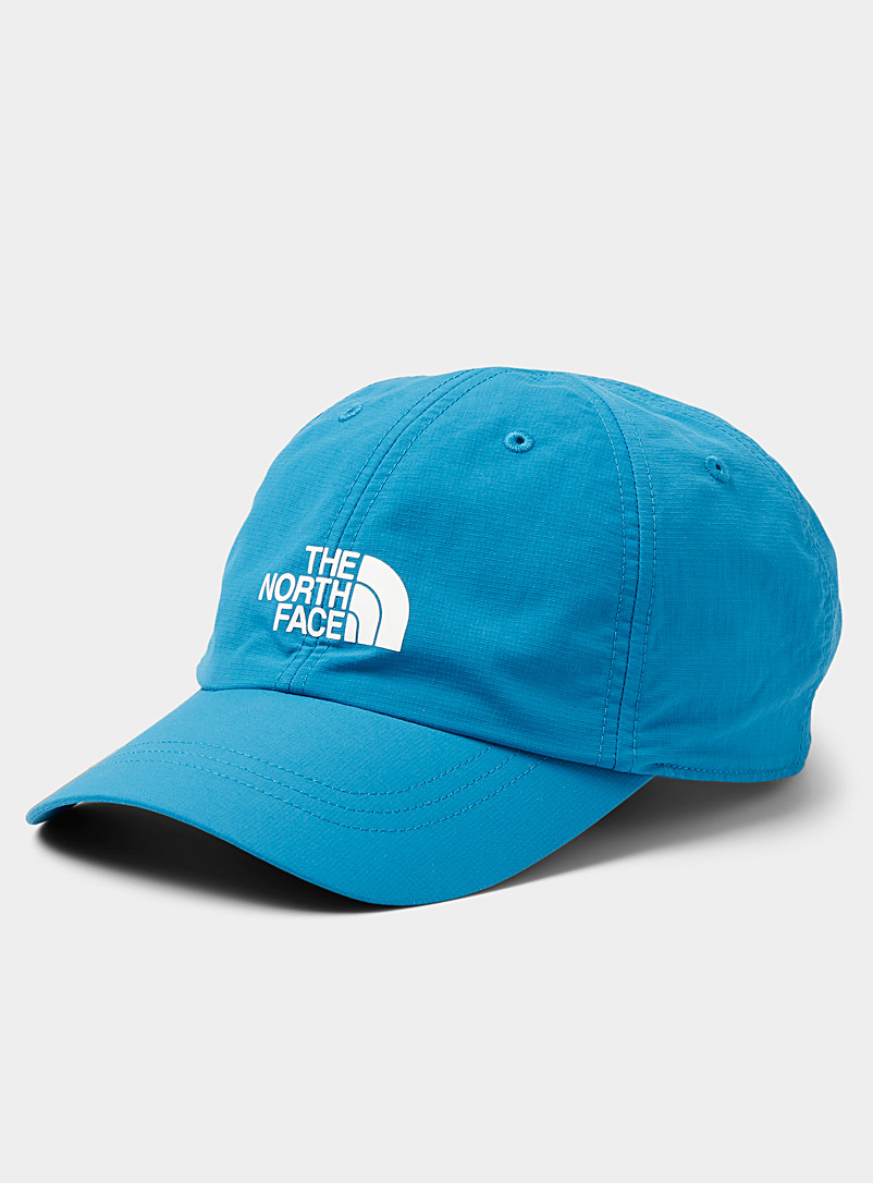 The North Face: La casquette logo enduit Horizon Bleu pour homme