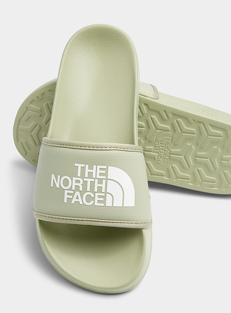 The North Face Lime Green Base Camp III slides Women for women