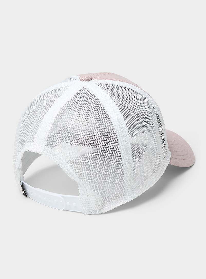 The North Face Pink Signature emblem trucker cap for women