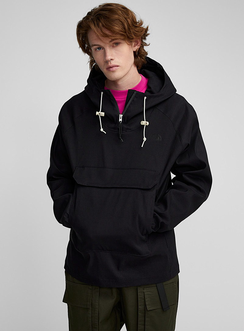 The North Face Black Class V pull-over jacket for men