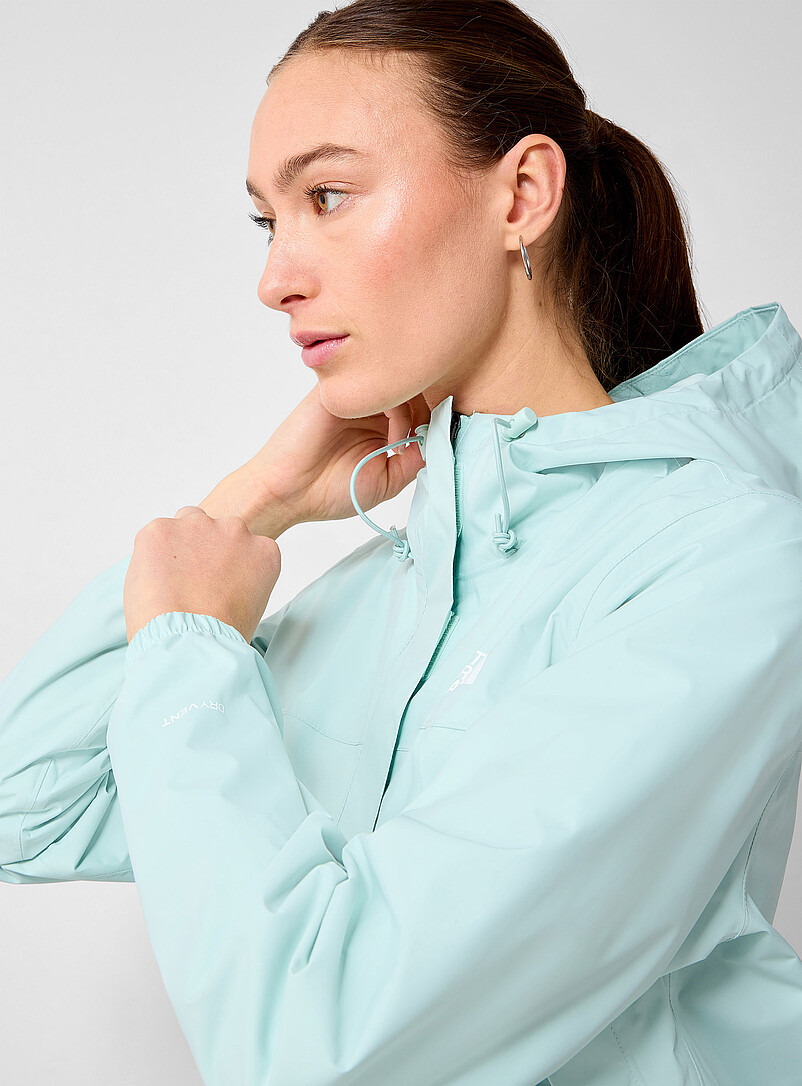 The North Face: L'imperm&eacute;able &agrave; capuche Antora Vert pour femme