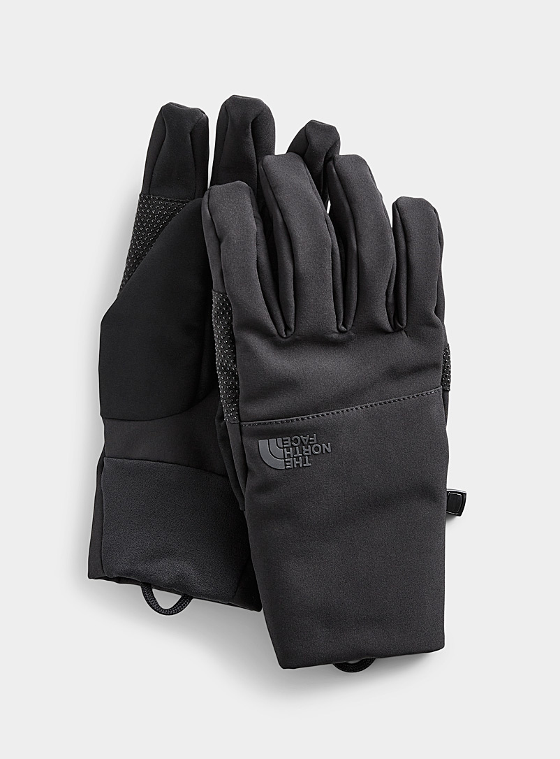 The North Face Black Apex Etip gloves for men