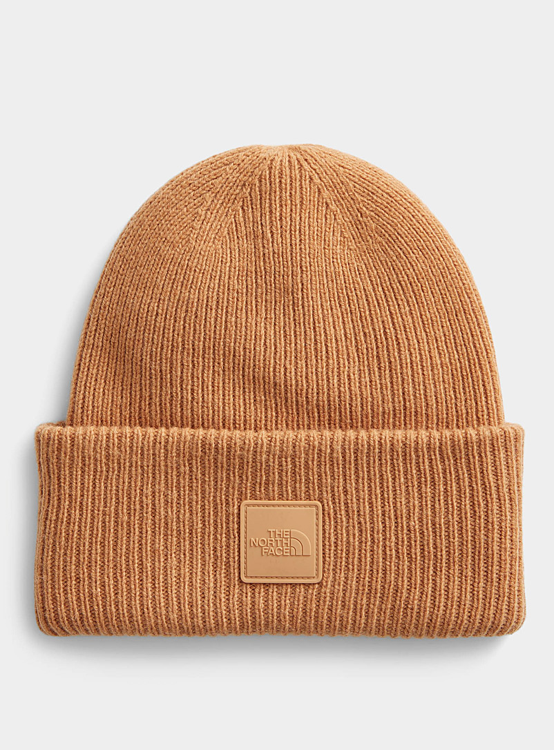 The North Face Honey Monochrome logo ribbed tuque for women