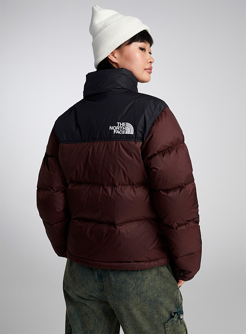 The North Face Dark Brown Nuptse 96 quilted jacket for women
