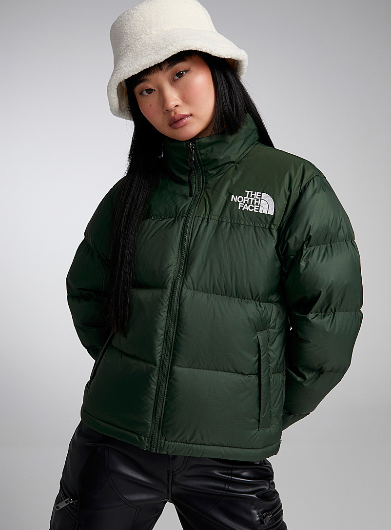 The North Face: La veste matelassée Nuptse 96 Vert pour femme