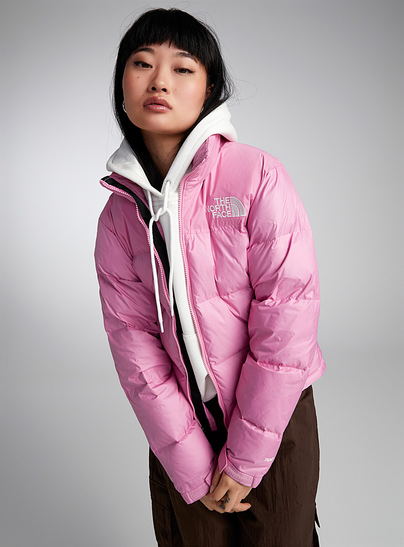 The North Face Pink Nuptse 96 quilted jacket for women