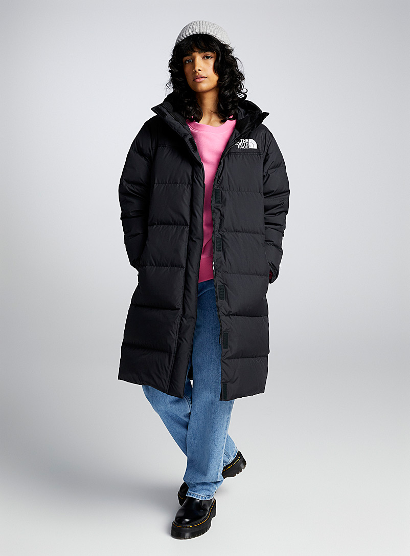 Nuptse long quilted jacket
