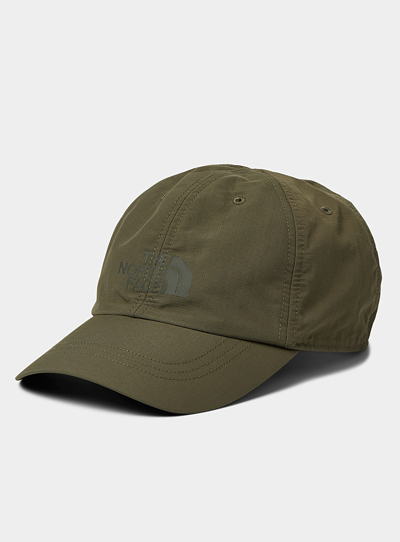 The North Face Khaki Horizon coated logo cap for men