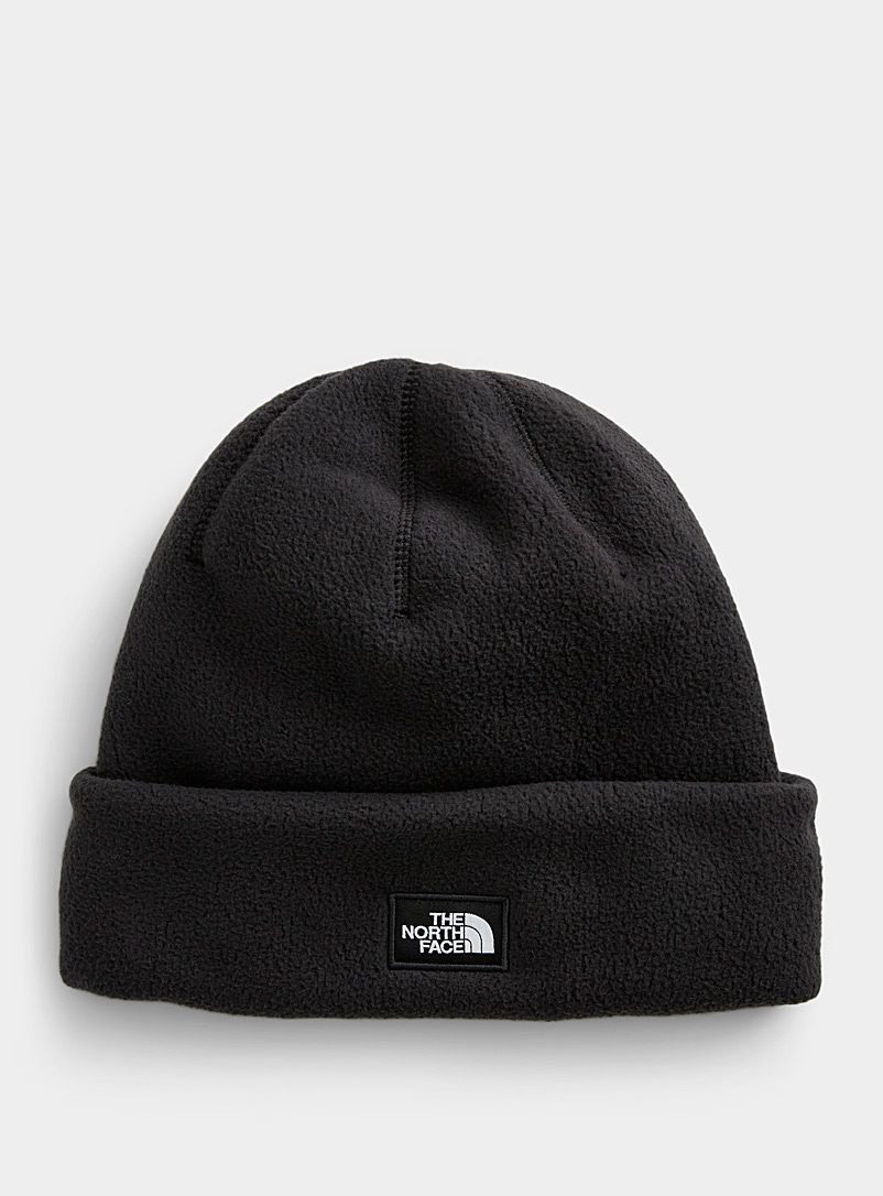 The North Face Black Whimzy Powder polar fleece tuque for women