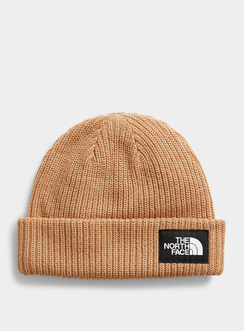 The North Face Fawn Salty Dog ribbed tuque for men