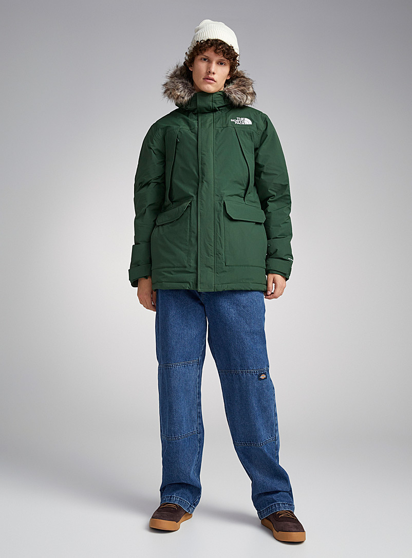 The North Face Green McMurdo down parka for men