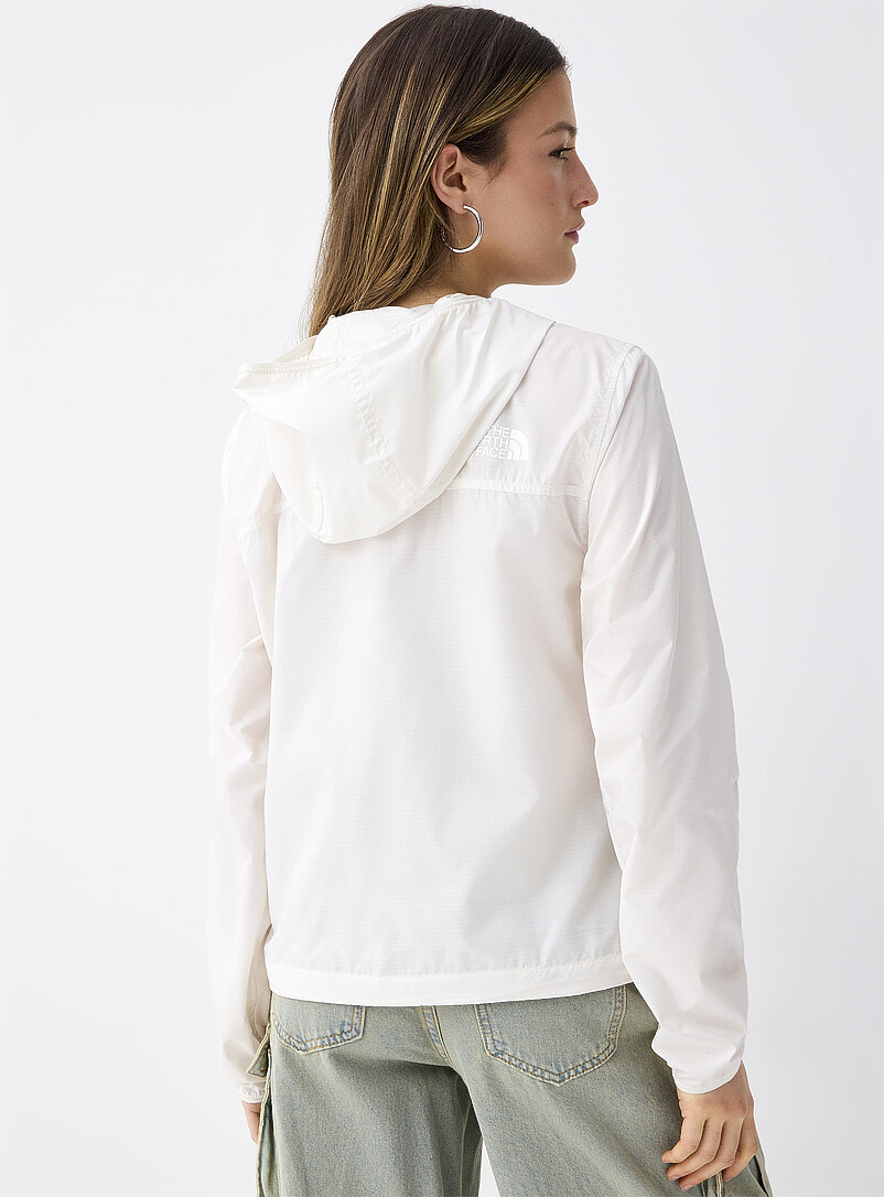 The North Face: La veste l&eacute;g&egrave;re Cyclone Blanc cass&eacute; pour femme
