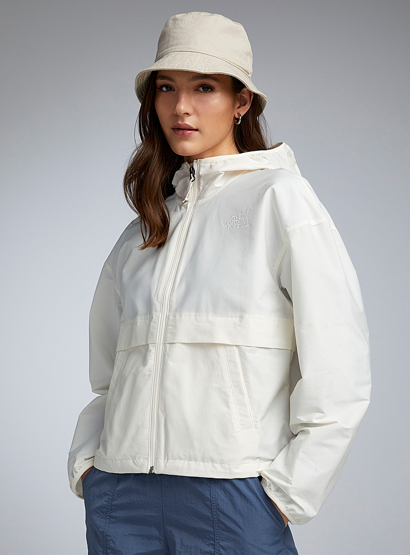 The North Face Off White Easy windbreaker for women