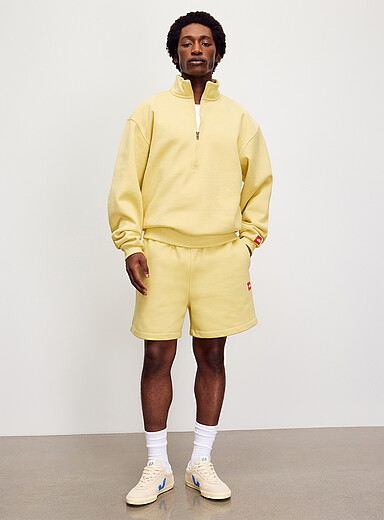 Red Box fleece-backed Bermudas
