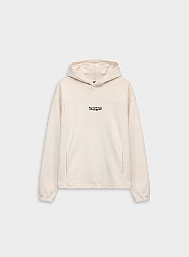 The North Face White Geographic coordinates hoodie for men