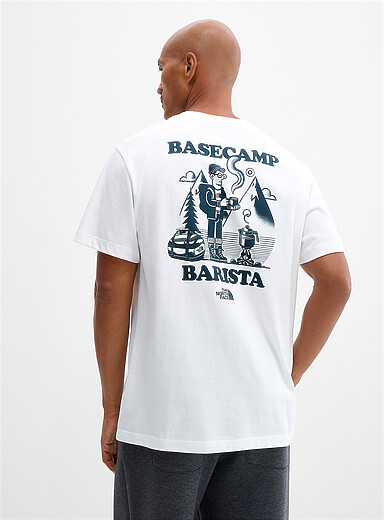 The North Face: Le t-shirt Basecamp Blanc pour homme