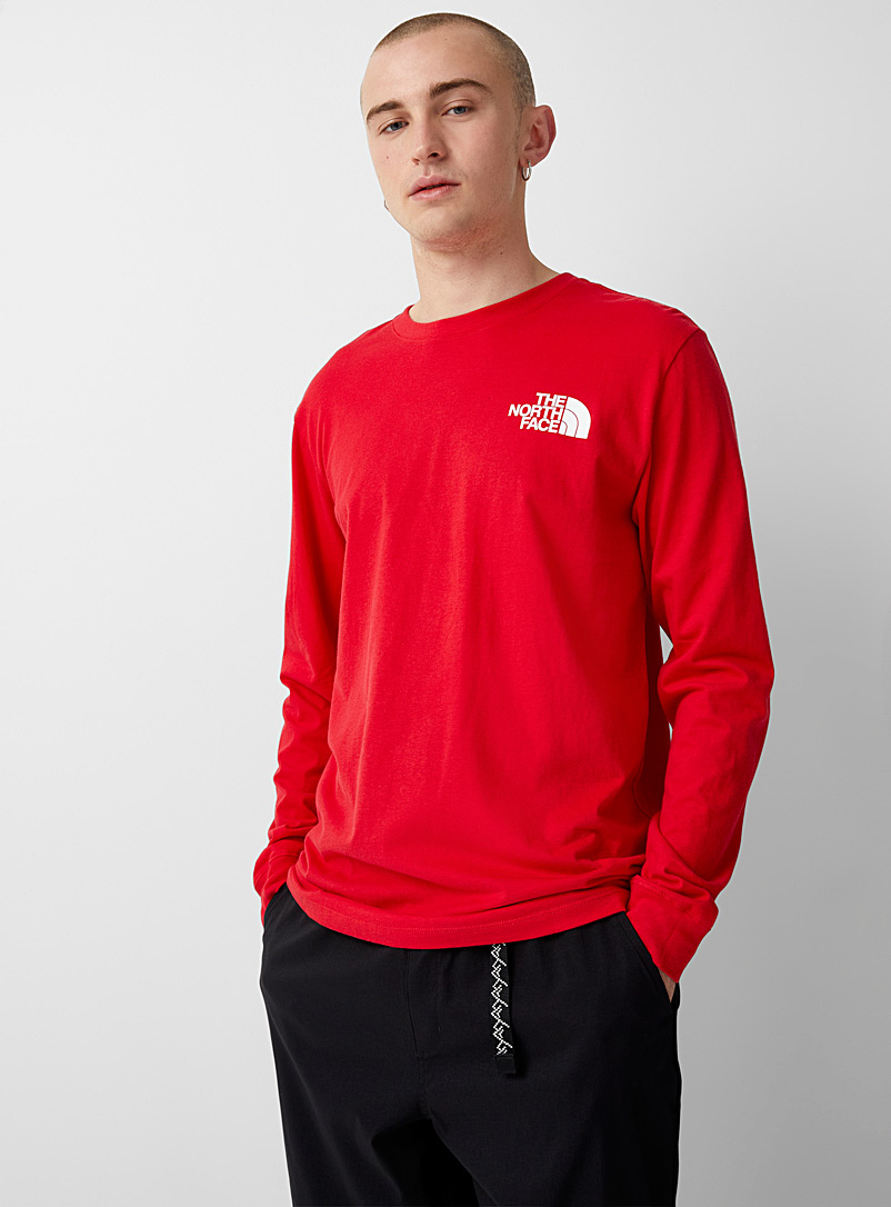 The North Face Red Box logo long-sleeve T-shirt for men