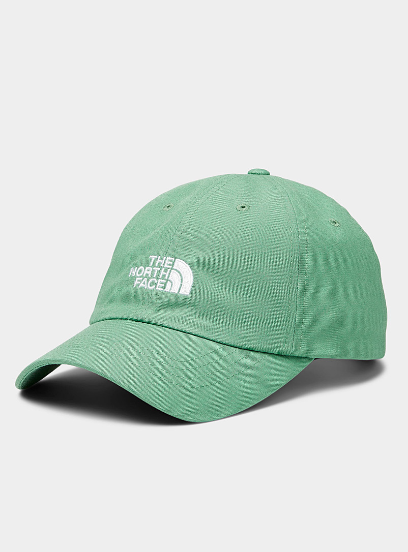 The North Face Bottle Green Cotton signature cap for women