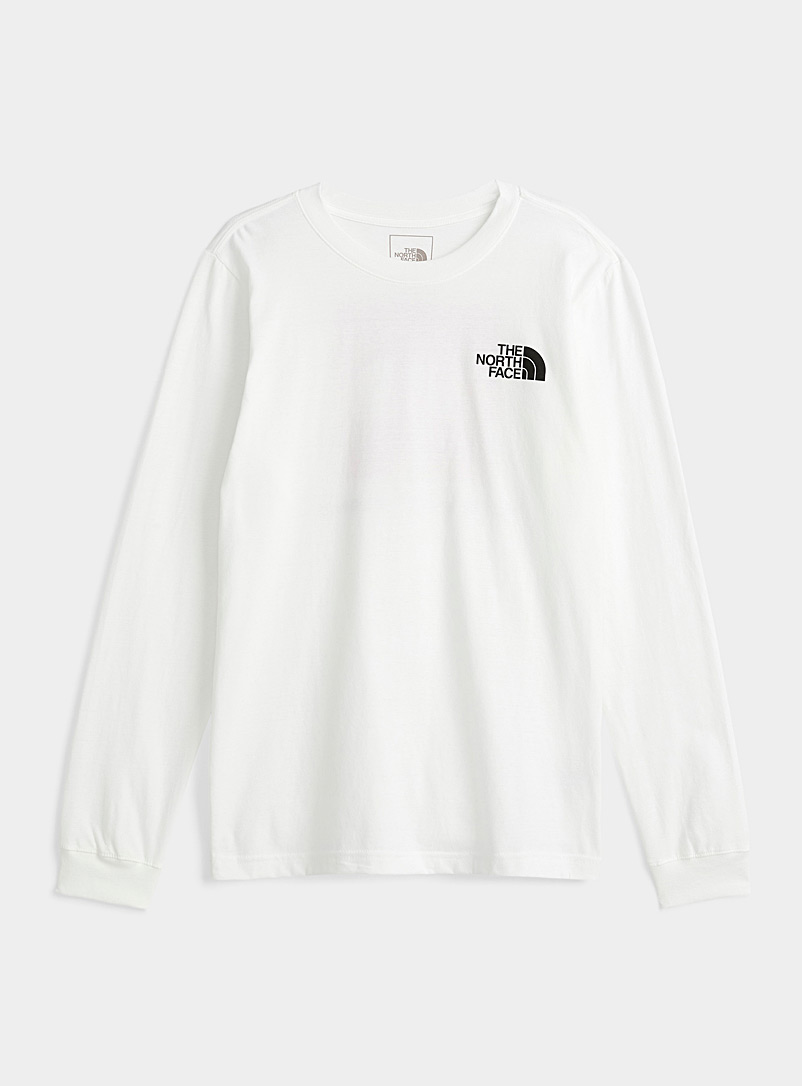 white north face long sleeve top