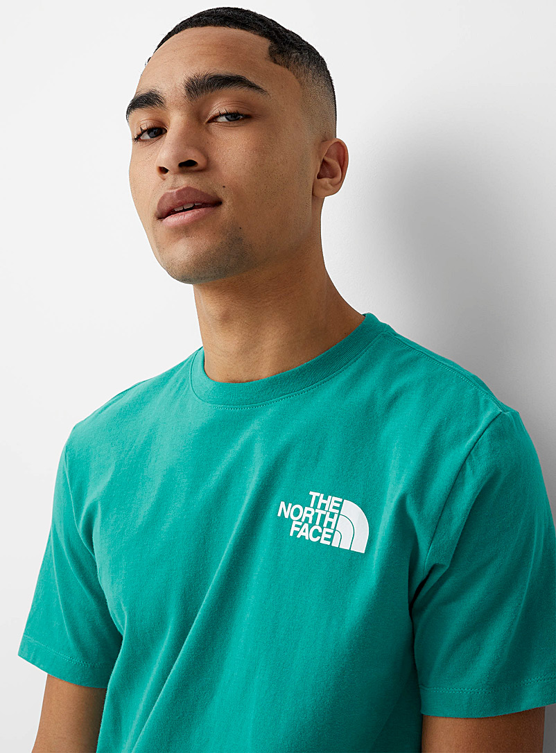 The North Face Green Red Box T-shirt for men