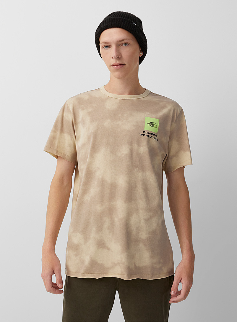 The North Face Light Brown Climbing graphic T-shirt for men