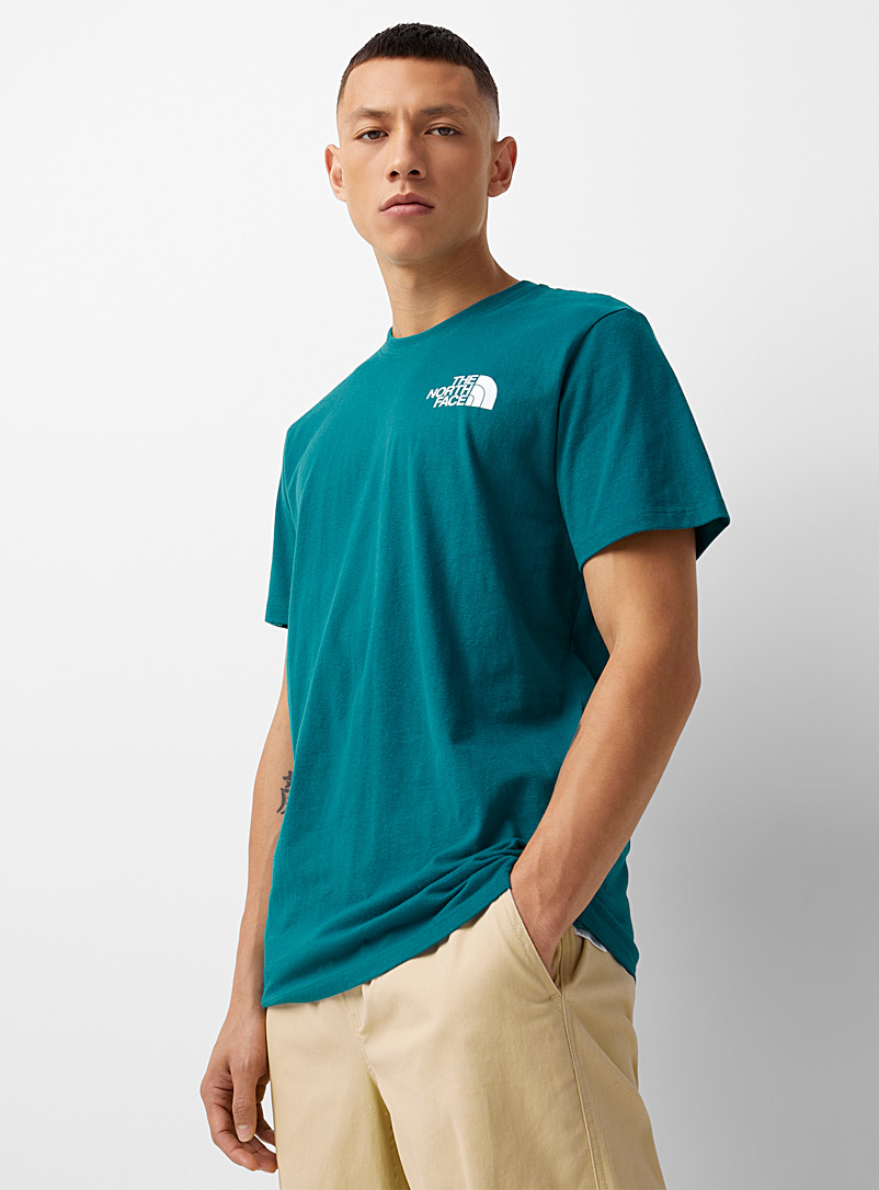 The North Face Slate Blue Box logo T-shirt for men