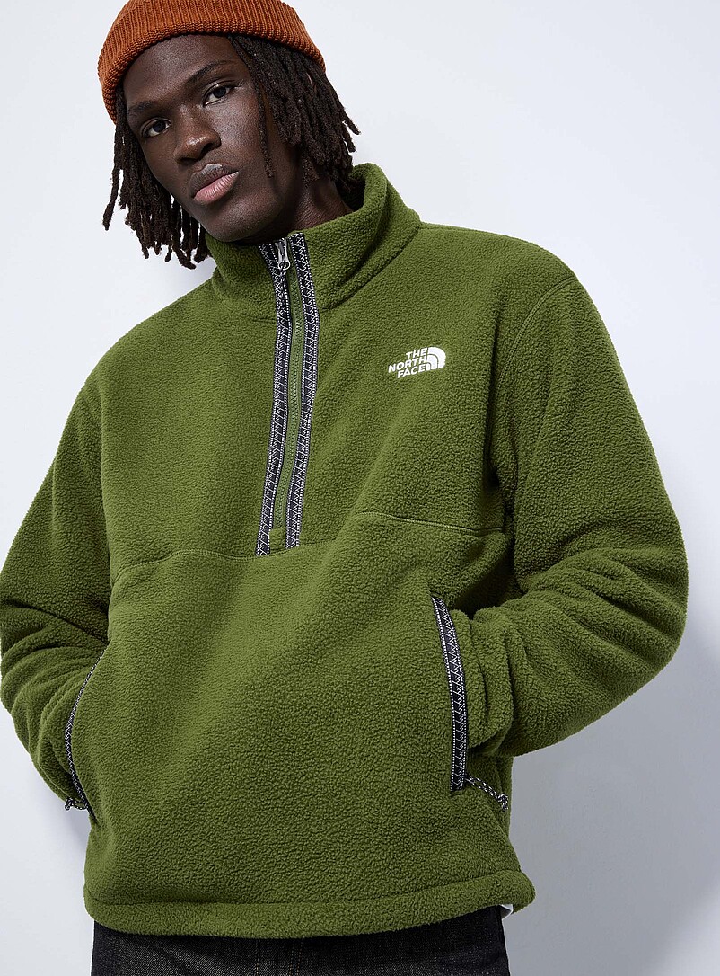 Veste Polaire HUBERTUS Pour Homme - Vert Olive - Silencieuse, Idéale Chasse Et Pêche - Poches Latérales - Lavable Machine - 9