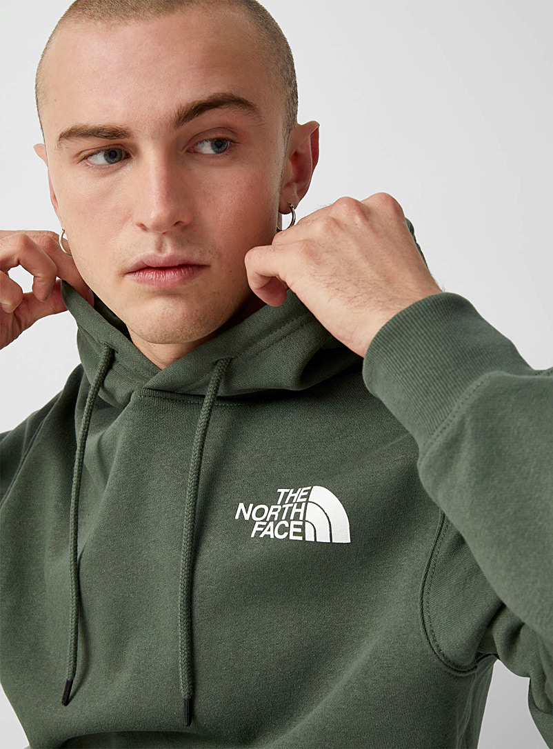 The North Face Mossy Green Box NSE hoodie for men