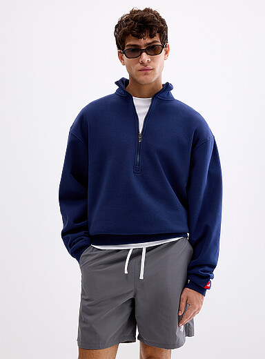 Le sweat col zipp&eacute; Red Box