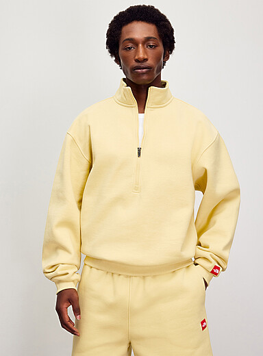 Red Box zip-neck sweatshirt