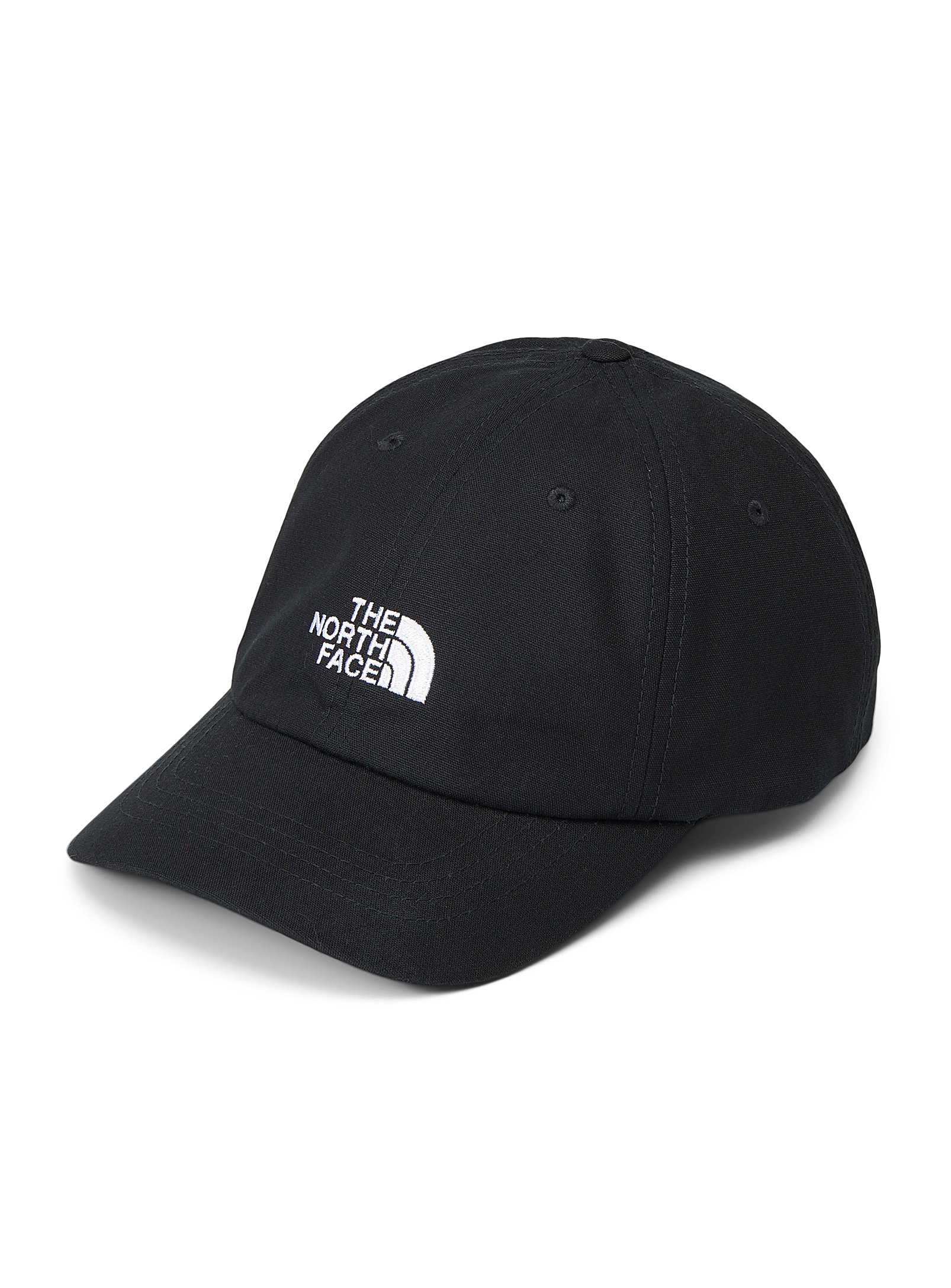 The North Face Logo Dad Cap In Black