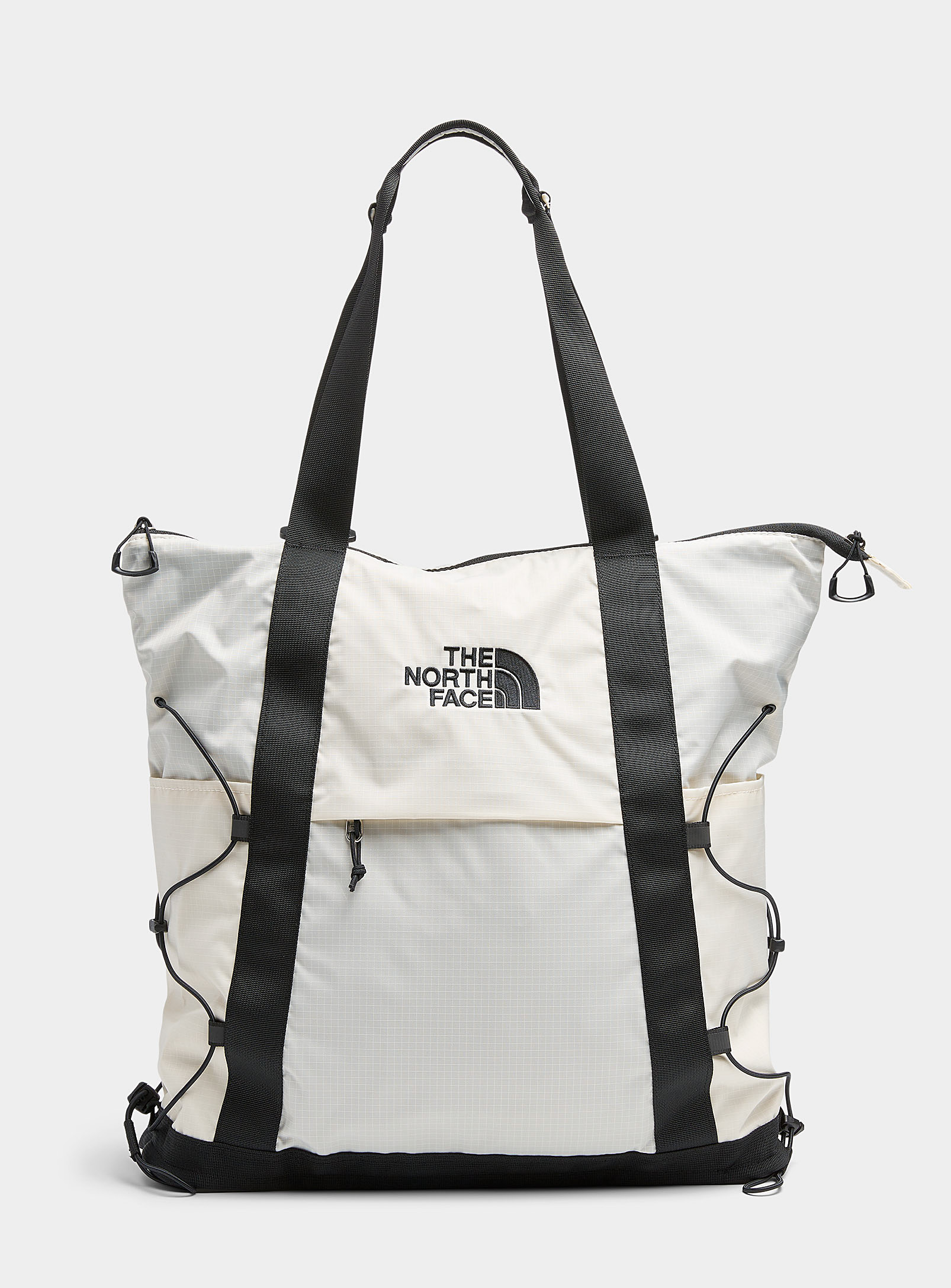 The North Face Borealis Tote Bag In Off White