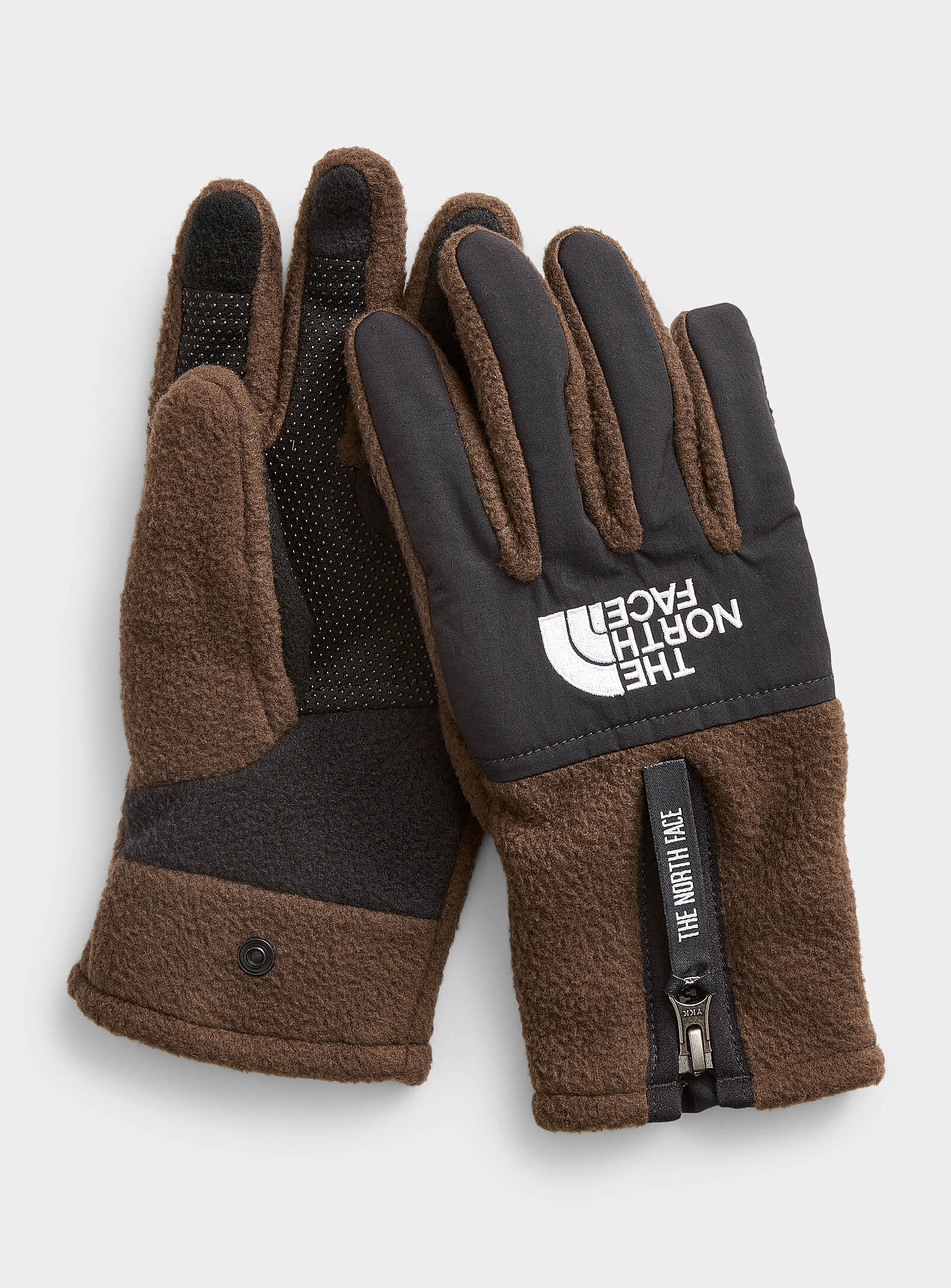 The North Face - Le gant Denali ETIP (Homme, Brun, T.GRAND)