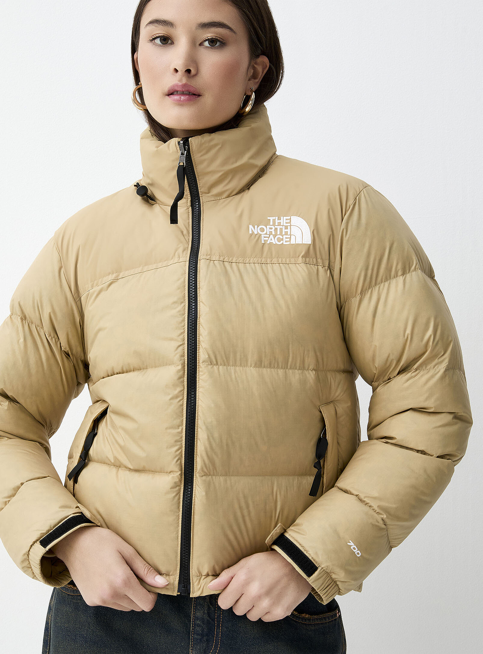 The North Face - Nuptse 1996 puffer jacket (Women, Brown, SMALL)