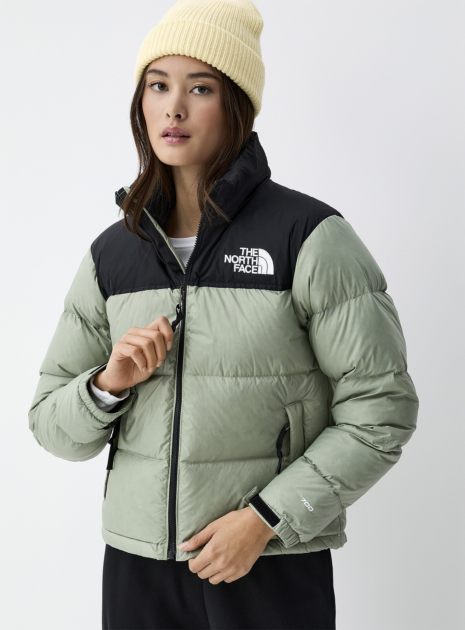 The North Face - Nuptse 1996 puffer jacket (Women, Green, MEDIUM)
