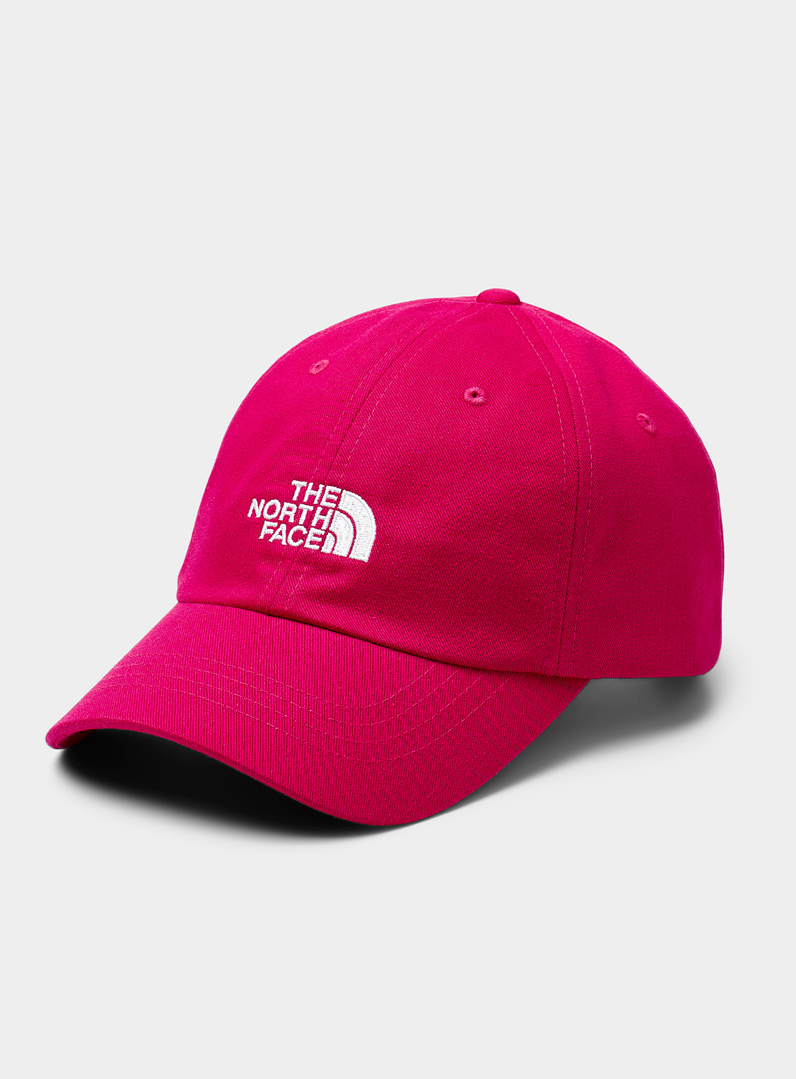 The North Face Solid Logo Cap In Pink