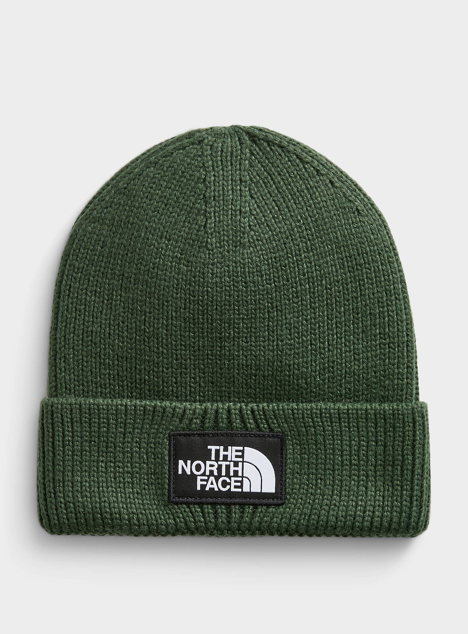 The North Face - Box Logo ribbed cuffed tuque (Women, Green, ONE SIZE)