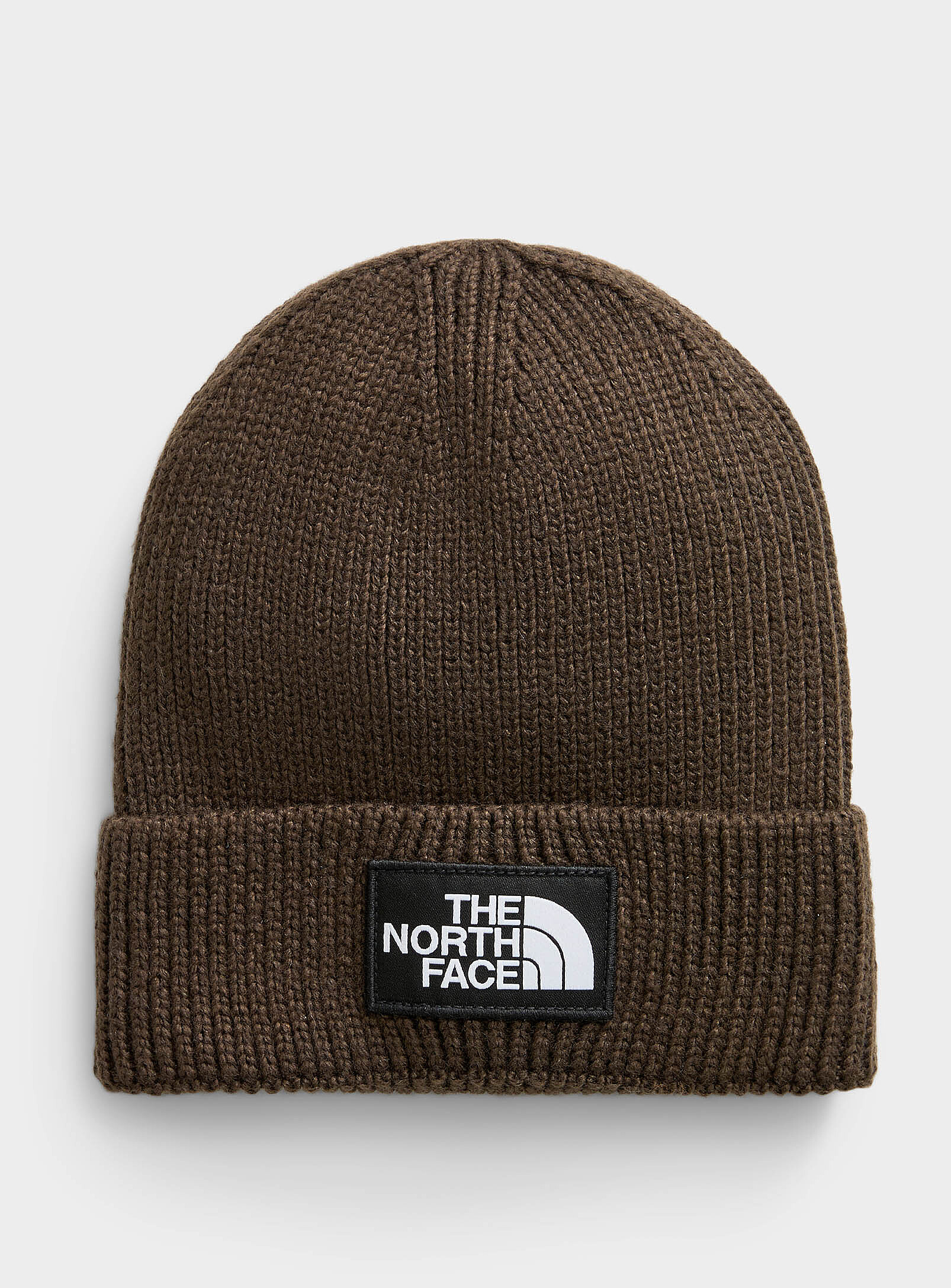 The North Face - Signature-logo cuff knit tuque (Men, Brown, ONE SIZE)