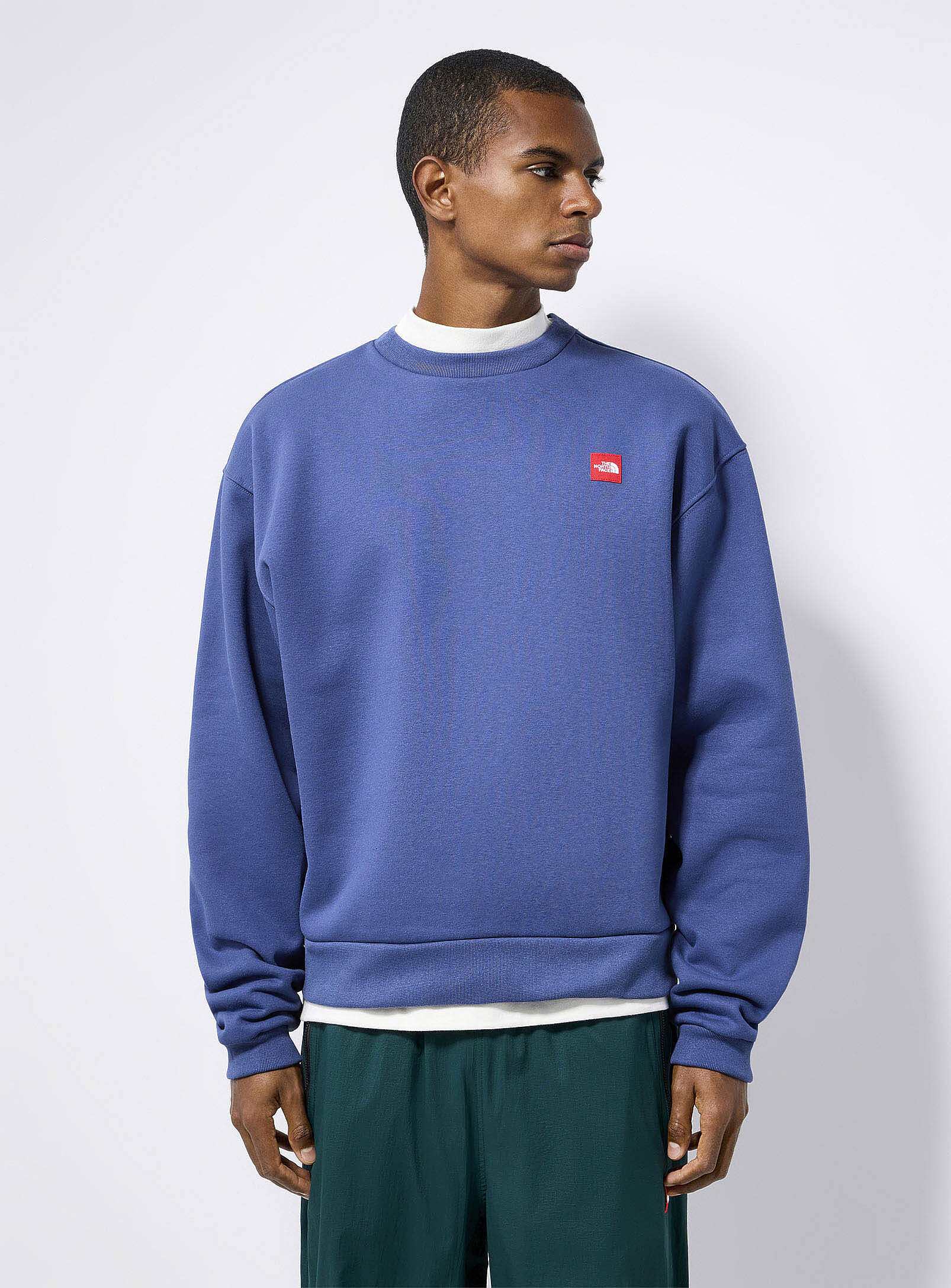 The North Face - Red Box sweatshirt (Men, Blue, MEDIUM)