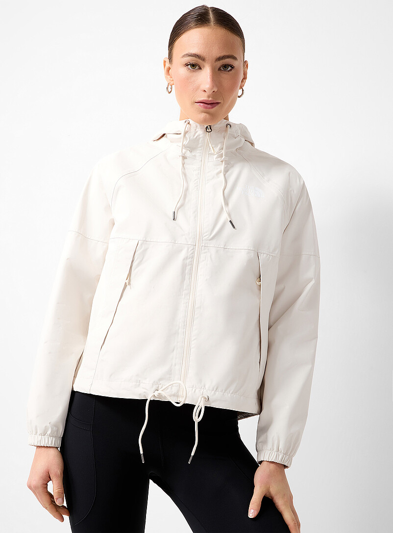 Antora hooded boxy raincoat product image (primary)