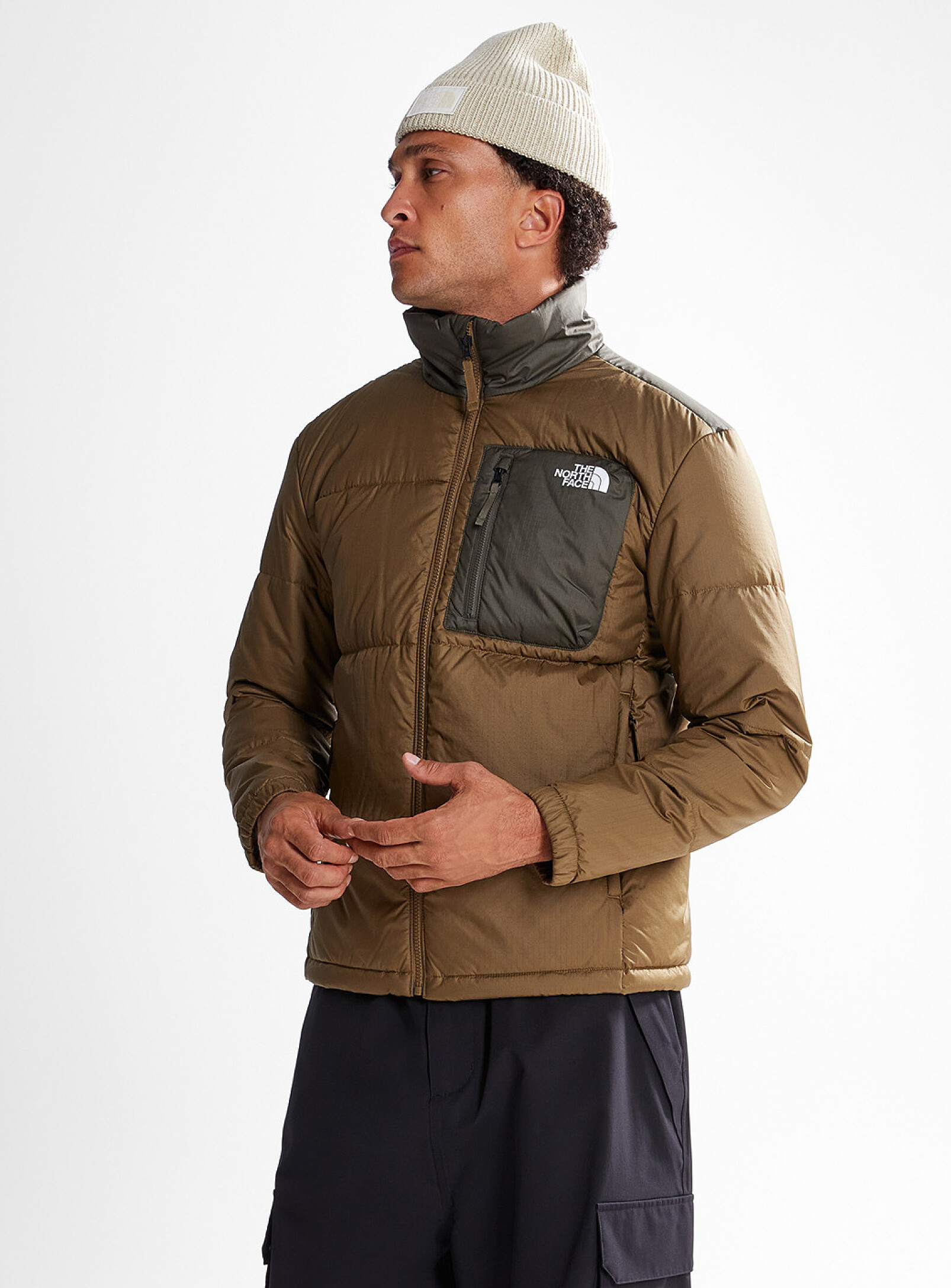 The North Face - La veste matelassée isolée Nuketo Synth (Homme, Brun, T.GRAND)