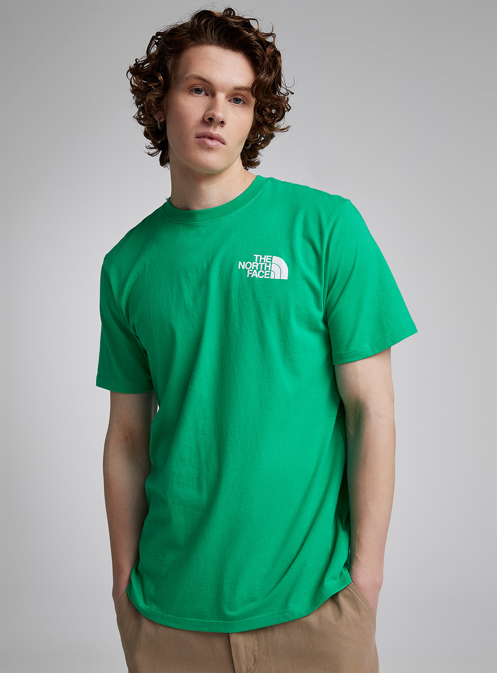The North Face Box Logo T-shirt In Kelly Green